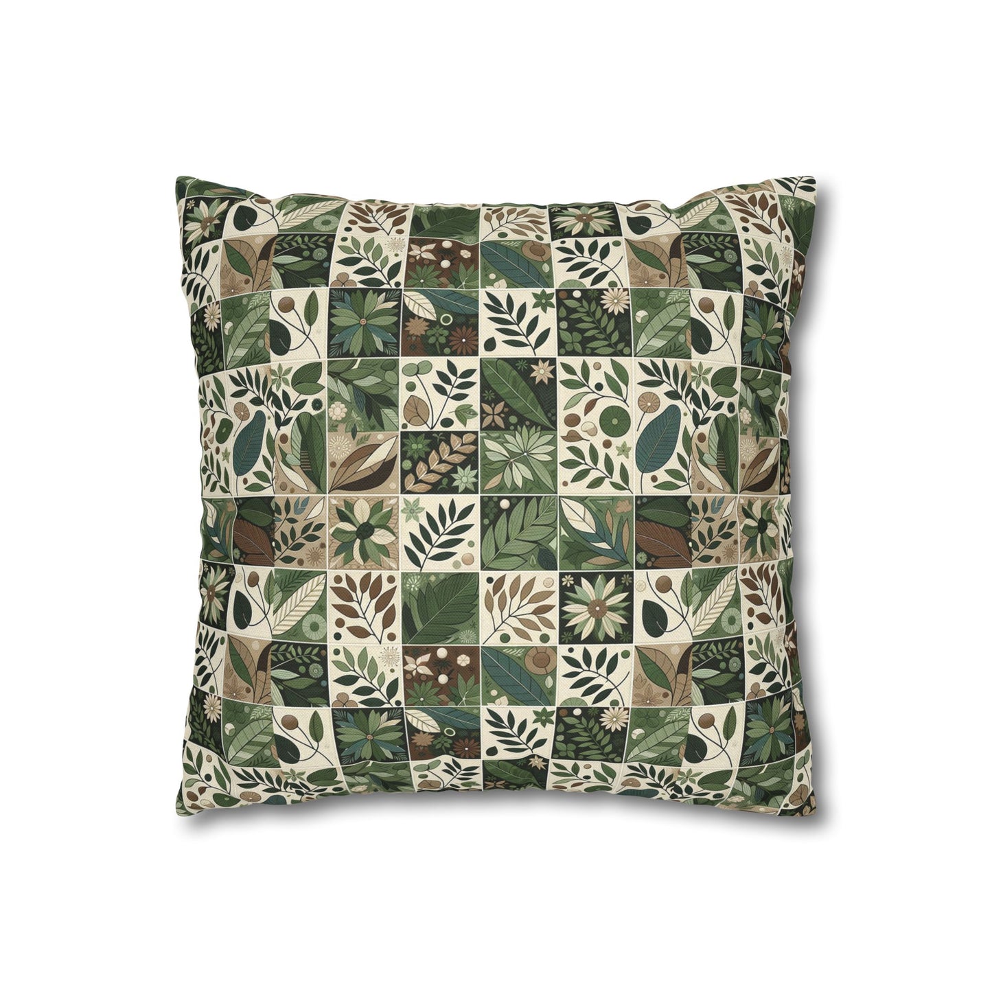 Streetwear Sustainability Environmentally Conscious Streetwear with a Natural Aesthetic Spun Polyester Square Pillowcase - 8404 Design-57