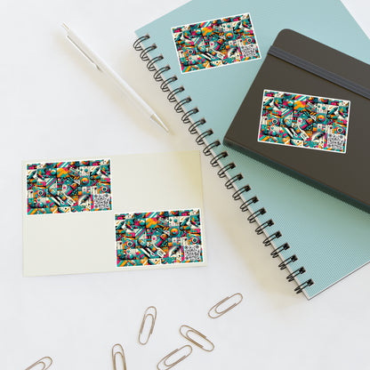 Graffiti Fusion Modern Street Art Fusion Sticker Sheets - 8404 Design-58