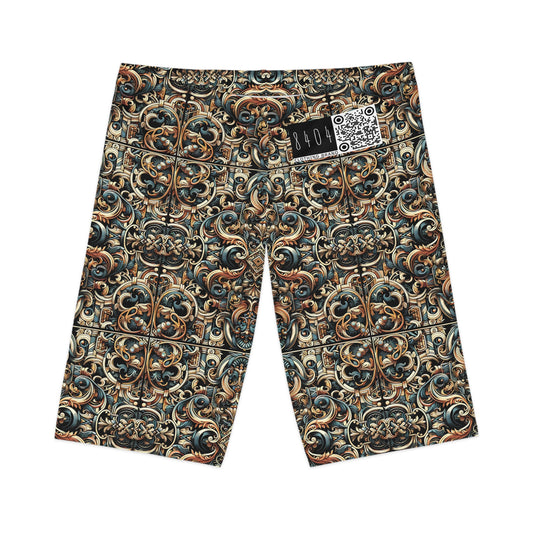 Urban Renaissance Historical Fusion With Street Edge Women's Bike Shorts - 8404 Design-59