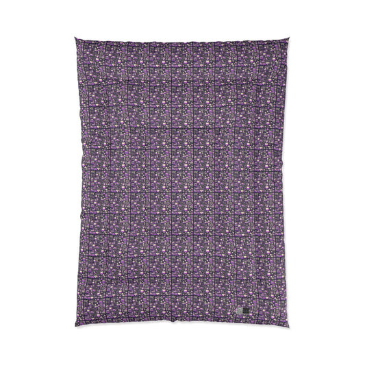 Digital Nostalgia Remix Modern Vintage Fusion Comforter - 8404 Design-54