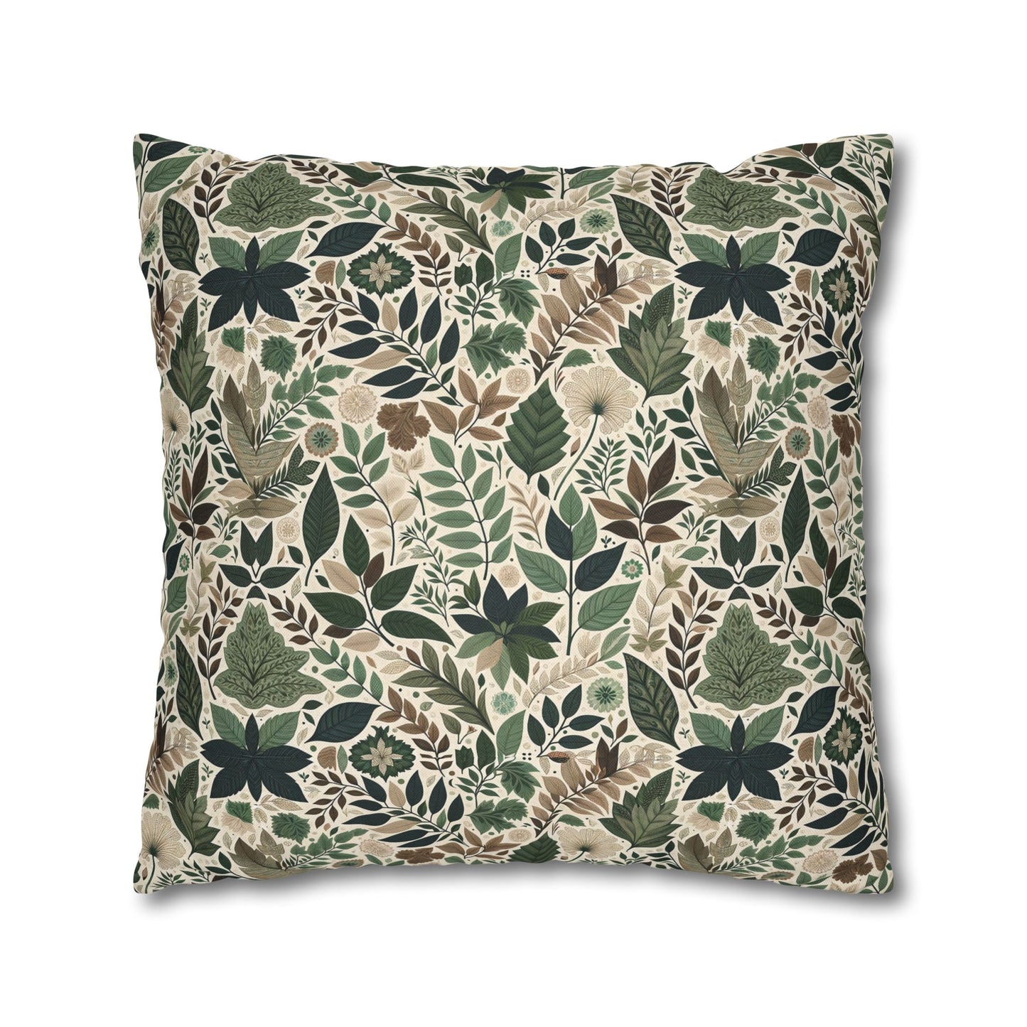 Streetwear Sustainability Environmentally Conscious Streetwear with a Natural Aesthetic Spun Polyester Square Pillowcase - 8404 Design-57