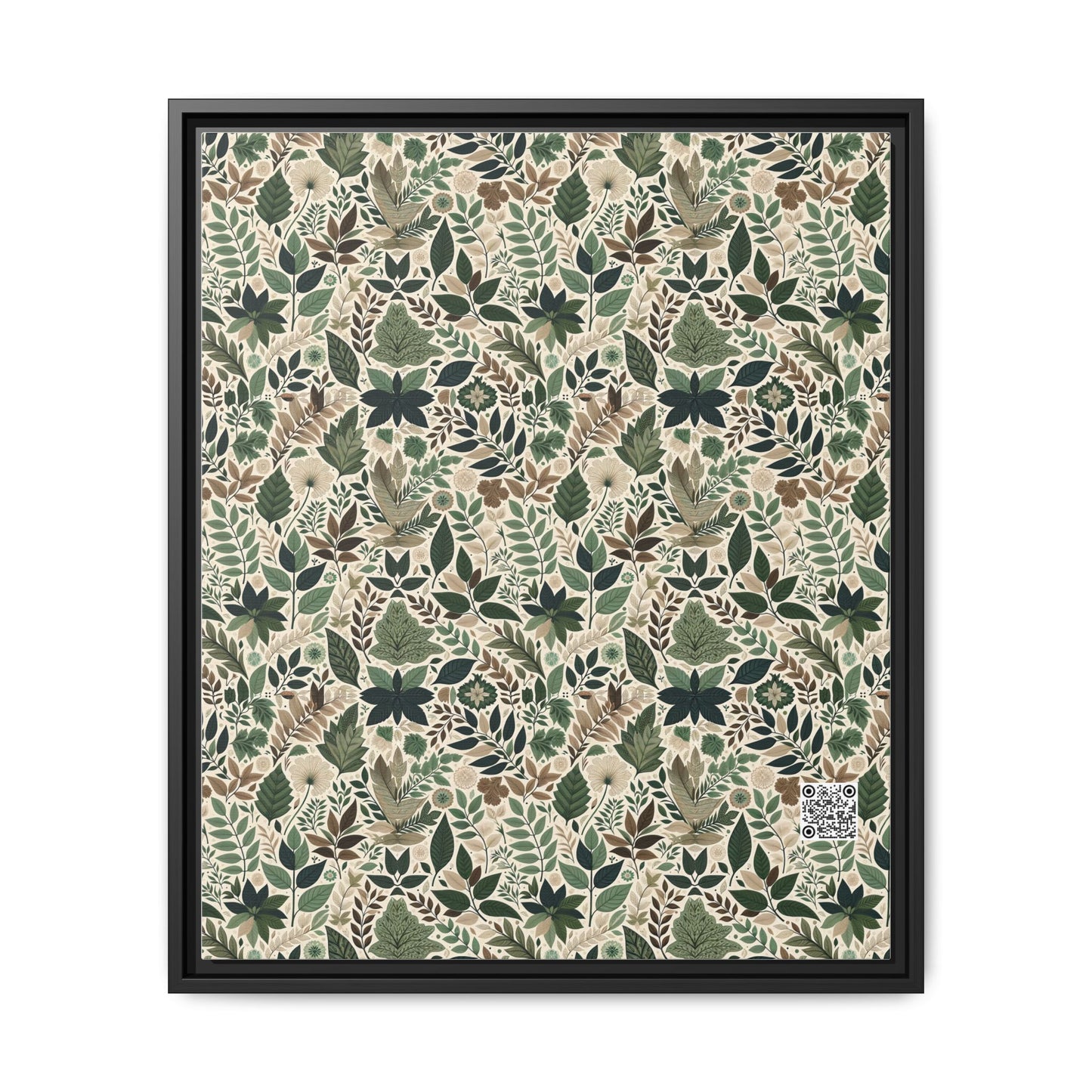 Streetwear Sustainability Environmentally Conscious Streetwear with a Natural Aesthetic Matte Canvas, Framed (multi-color) - 8404 Design-57 B