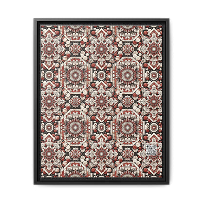 Neo Jomon Sculptural Aesthetics Artisanal Streetwear Matte Canvas, Framed (multi-Color) - 8404 Design-55 A