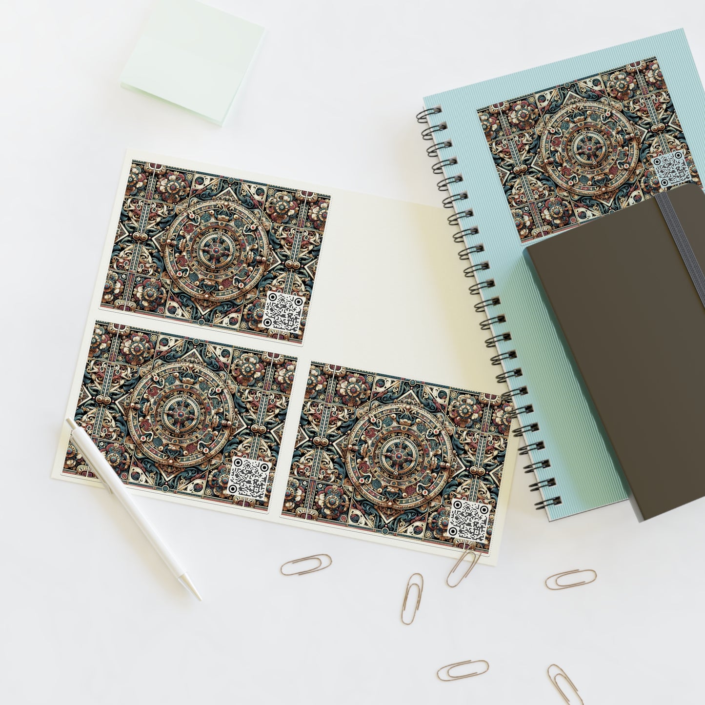 Urban Renaissance Historical Fusion With Street Edge Sticker Sheets - 8404 Design-57