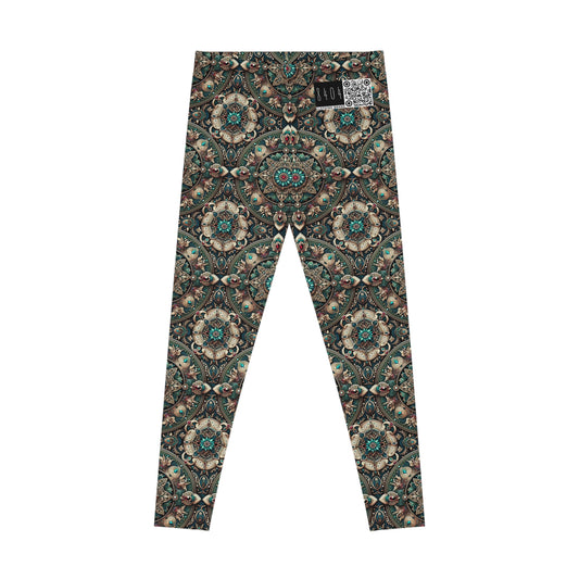 Neo-Dandyism Modern Dandy Streetwear Stretch Leggings - 8404 Design-56