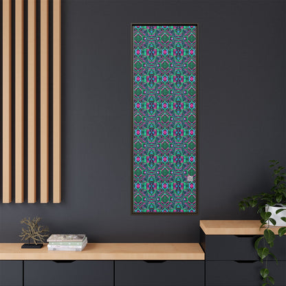 Digital Glitch Vibes Tech-Inspired Streetwear Matte Canvas, Framed (multi-Color) - 8404 Design-71 B