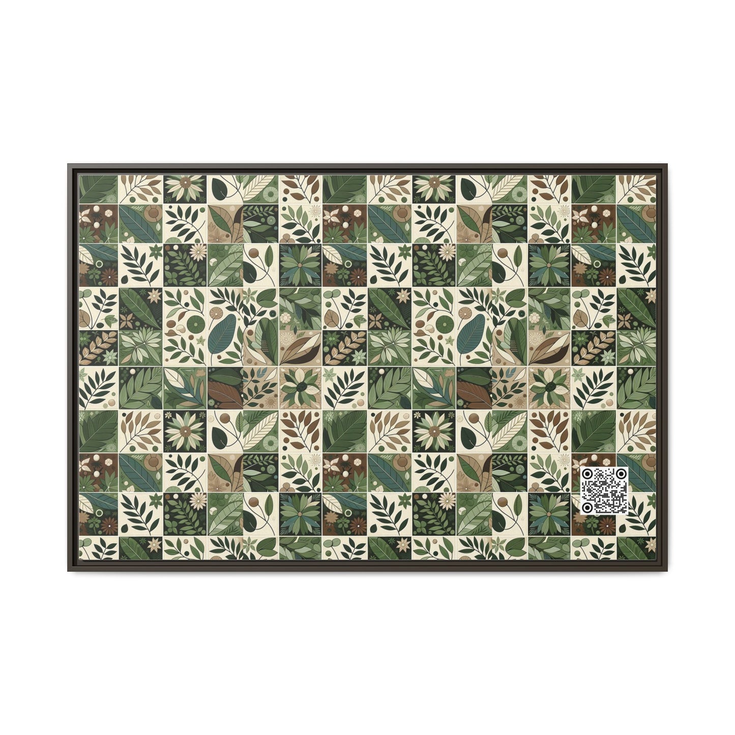 Streetwear Sustainability Environmentally Conscious Streetwear with a Natural Aesthetic Matte Canvas, Framed (multi-color) - 8404 Design-57 A