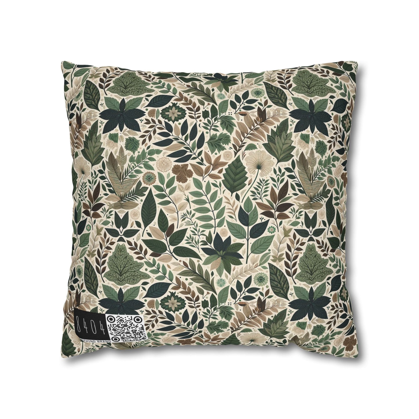 Streetwear Sustainability Environmentally Conscious Streetwear with a Natural Aesthetic Spun Polyester Square Pillowcase - 8404 Design-57