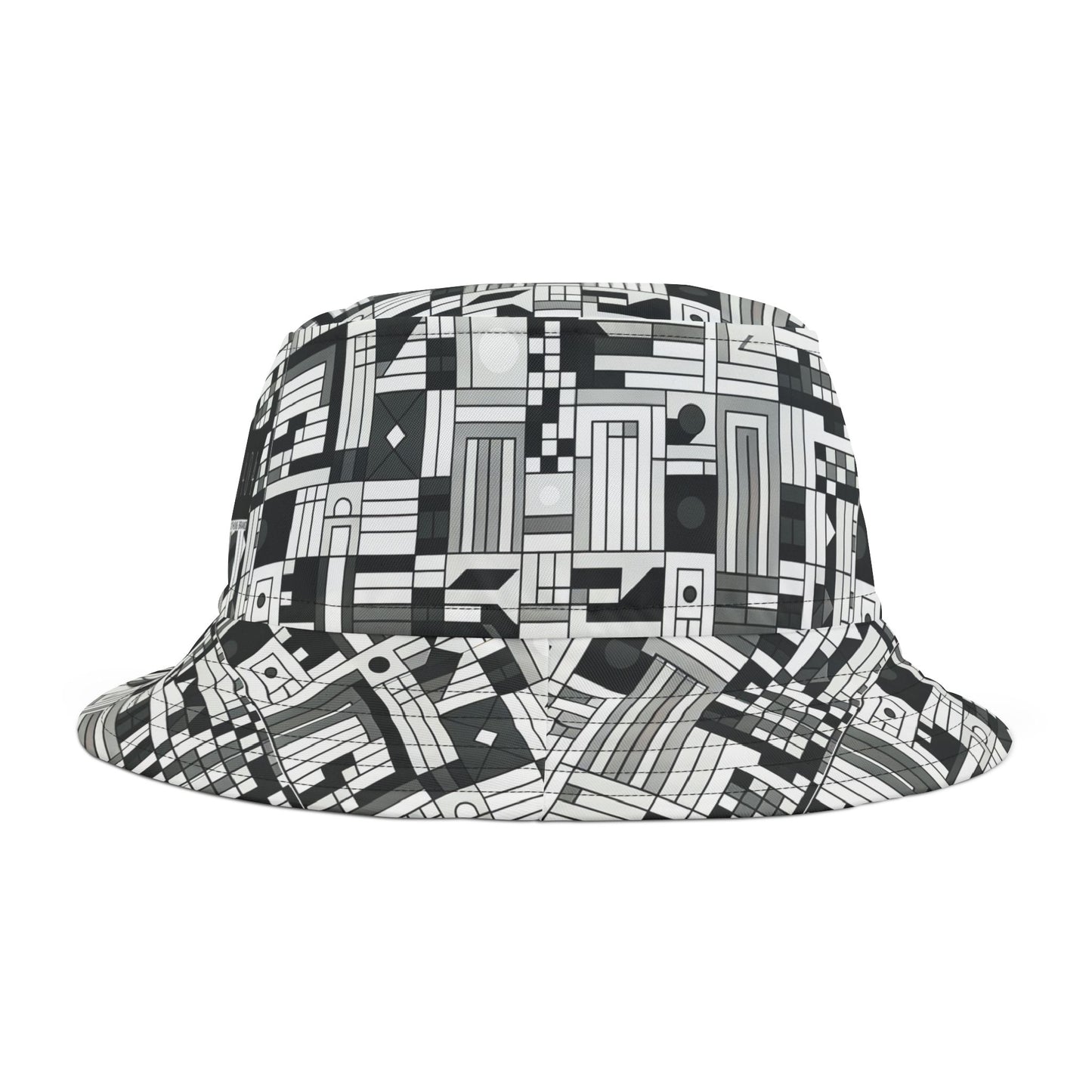 Digital Minimalism Minimalist Tech Bucket Hat - 8404 Design-43