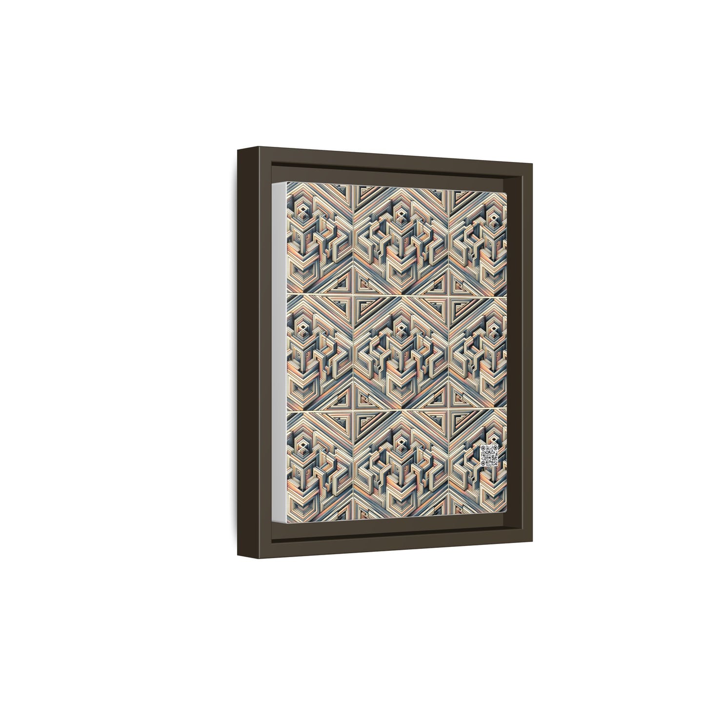 Tech Illusion Graphics Futuristic Artistry Matte Canvas, Framed (multi-color) - 8404 Design-52 B