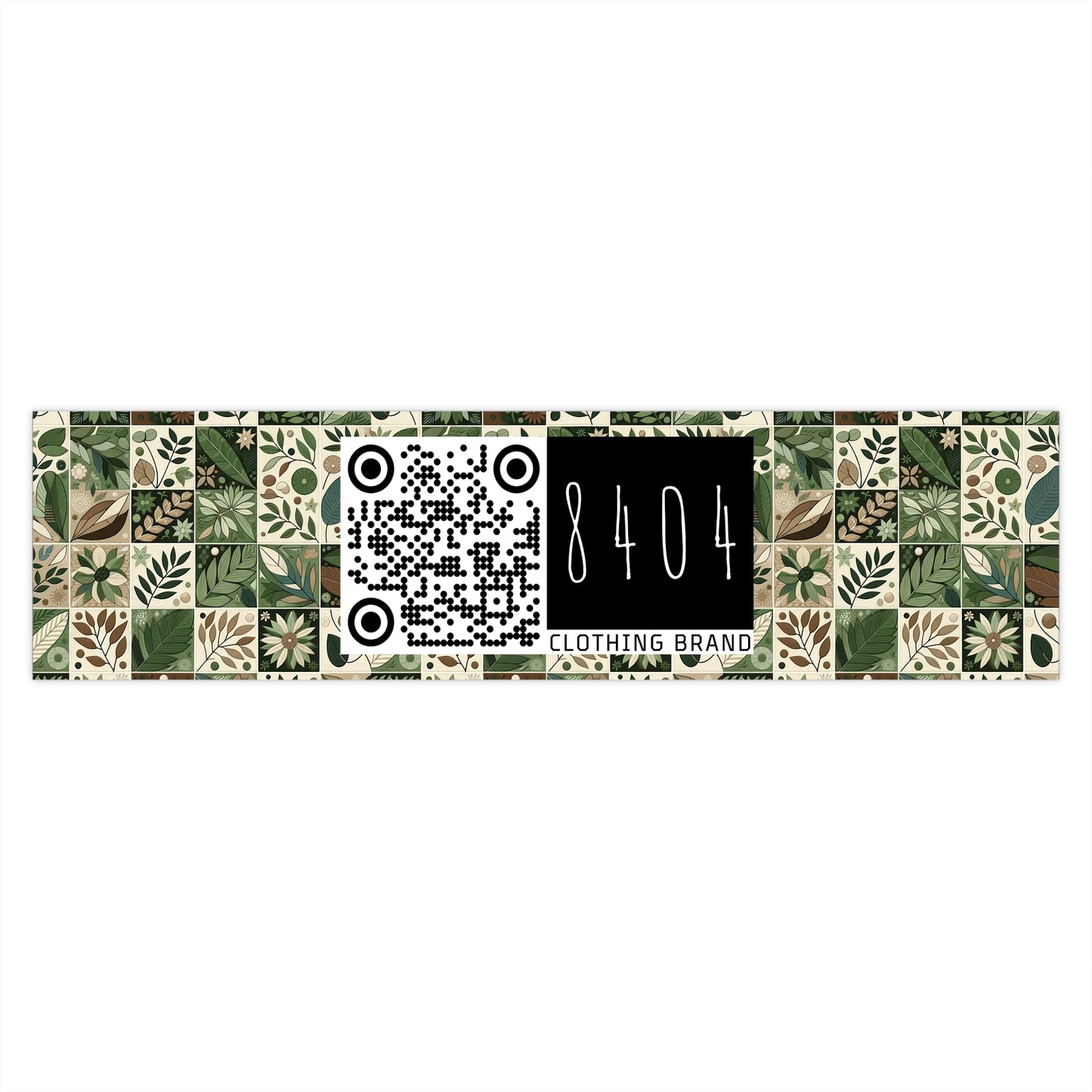 Streetwear Sustainability Environmentally Conscious Streetwear with a Natural Aesthetic Bumper Sticker - 8404 Design-57