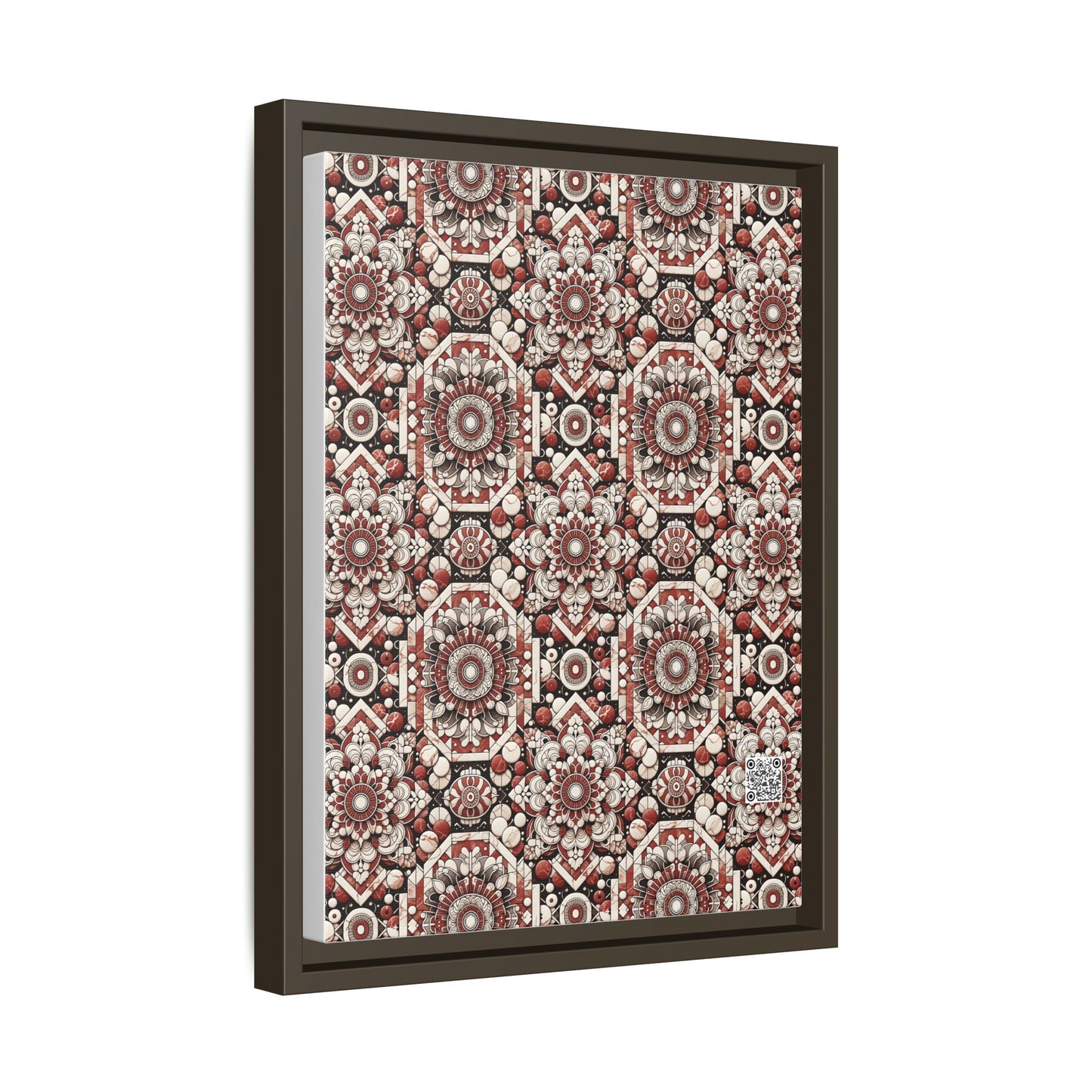 Neo Jomon Sculptural Aesthetics Artisanal Streetwear Matte Canvas, Framed (multi-Color) - 8404 Design-55 A