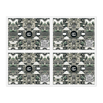 Cyber Garden Party Tech Garden Extravaganza Sticker Sheets - 8404 Design-54