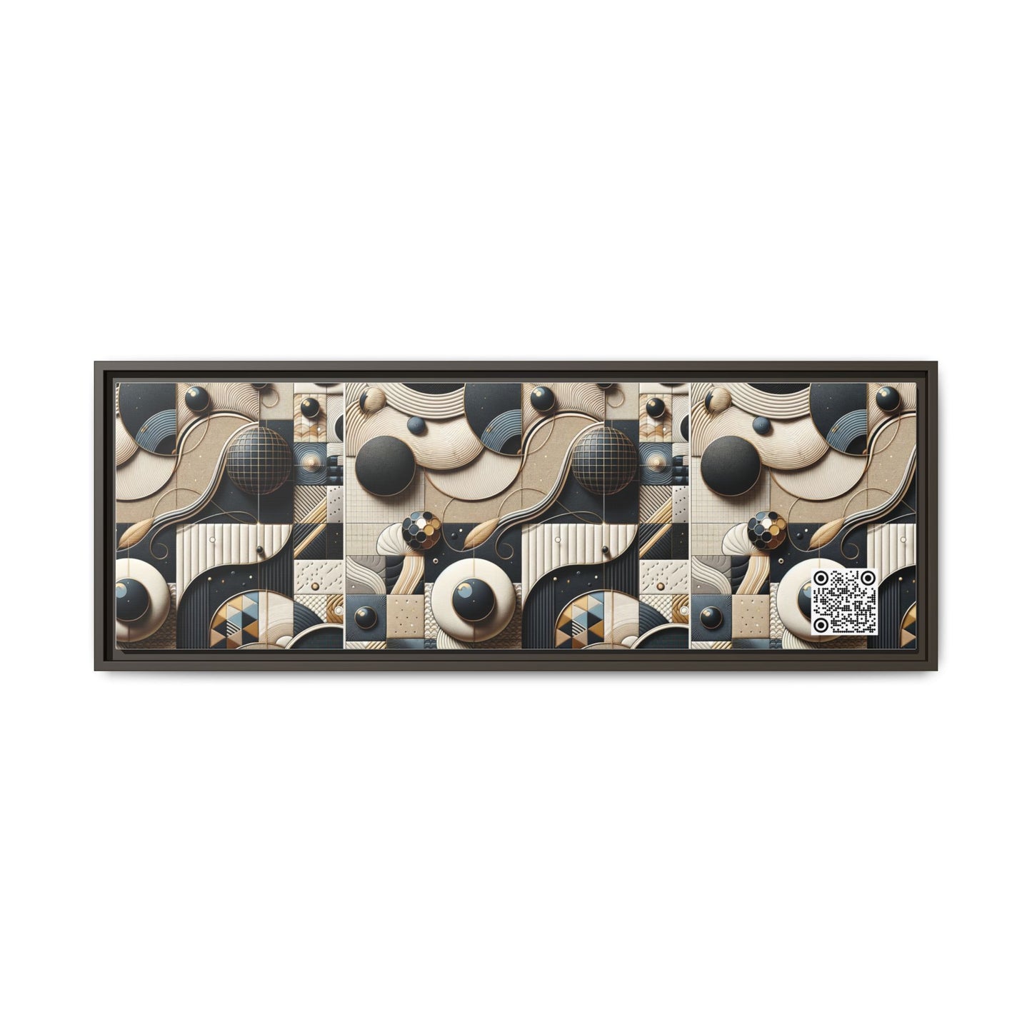 Tech-forward Luxe Streetwear Tech Luxe Fusion Matte Canvas, Framed (multi-color) - 8404 Design-71 B