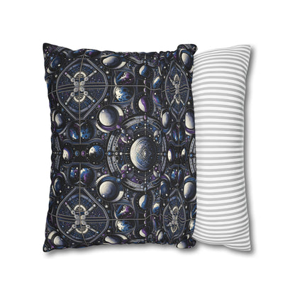 Tech Astronaut Tech-Forward Streetwear Meets Space Exploration Spun Polyester Square Pillowcase - 8404 Design-46