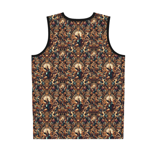 Digital Renaissance Luxurious Streetwear Inspired By Classical Art With a Modern Twist Basketball Jersey - 8404 Design-64