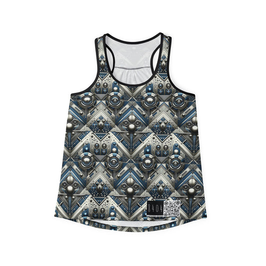 Tech Utility Fusion Tech-Forward Utility With a Futuristic Edge Women's Tank Top - 8404 Design-63