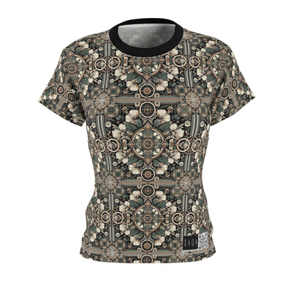 Cyber Garden Party Tech Garden Extravaganza Women's Cut & Sew Tee - 8404 Design-66