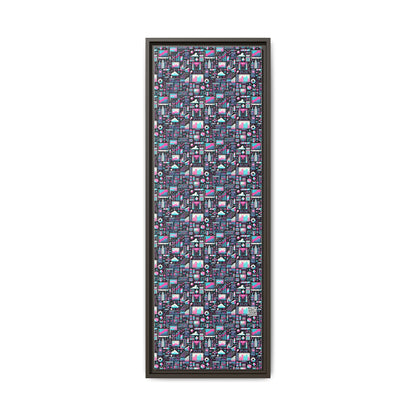 Digital Rebellion Youthful Streetwear with a Rebellious Digital Twist Matte Canvas, Framed (multi-color) - 8404 Design-71 B