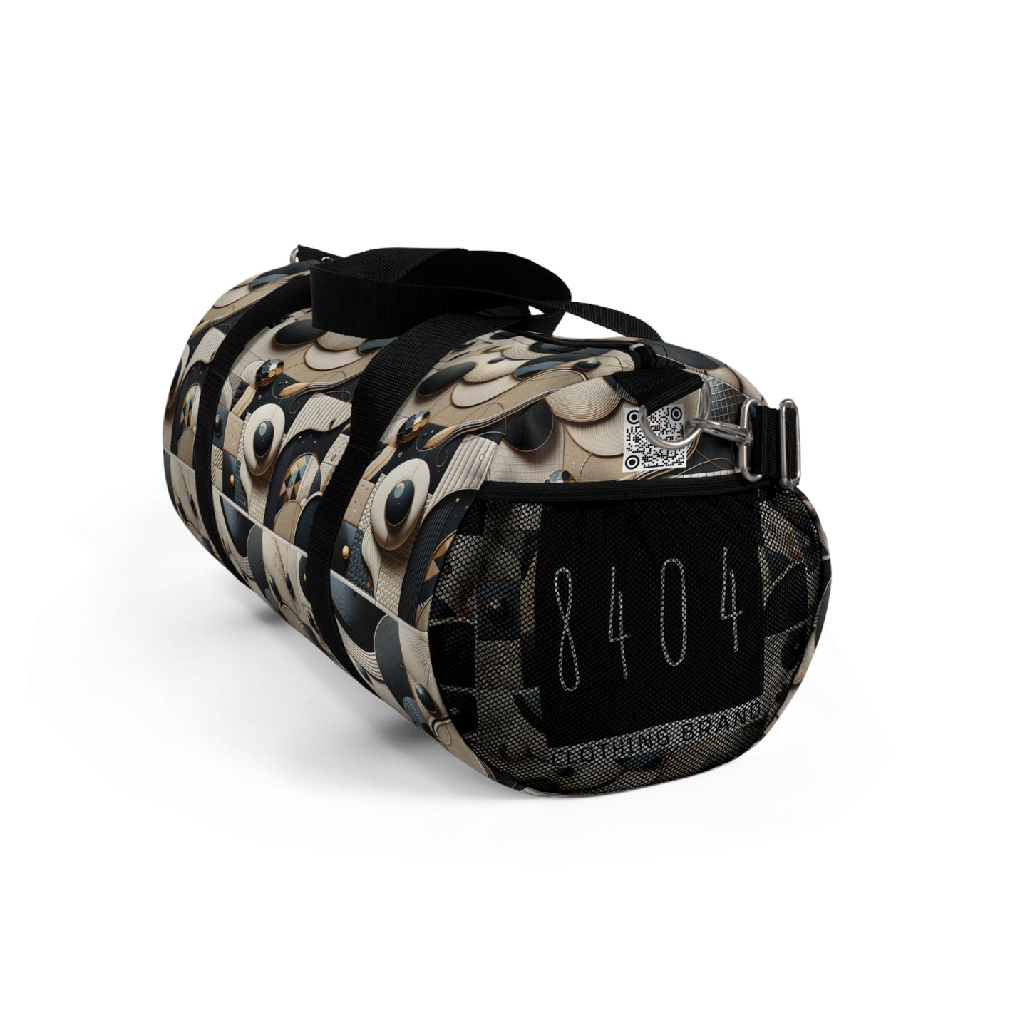 Tech-forward Luxe Streetwear Tech Luxe Fusion Duffel Bag - 8404 Design-71