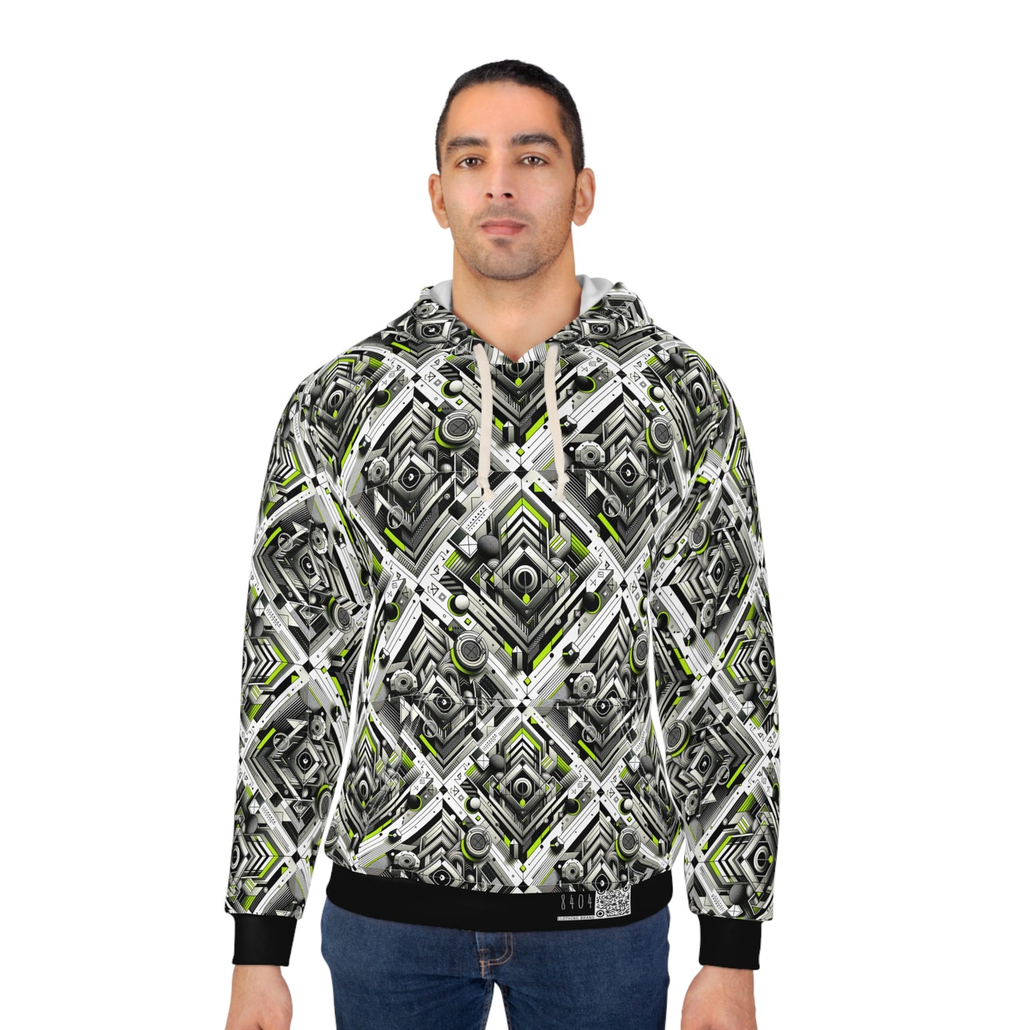 Elevated Sporty Tech Tech-Forward Streetwear Pullover Hoodie - 8404 Design-70
