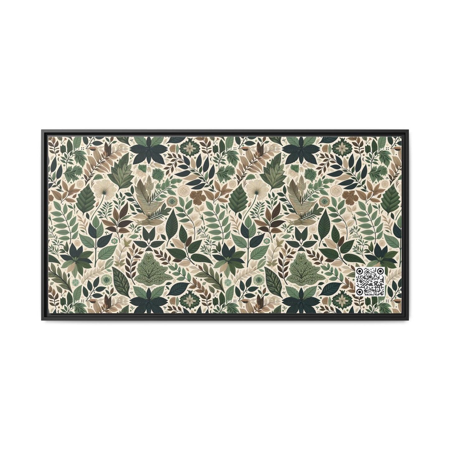 Streetwear Sustainability Environmentally Conscious Streetwear with a Natural Aesthetic Matte Canvas, Framed (multi-color) - 8404 Design-57 B