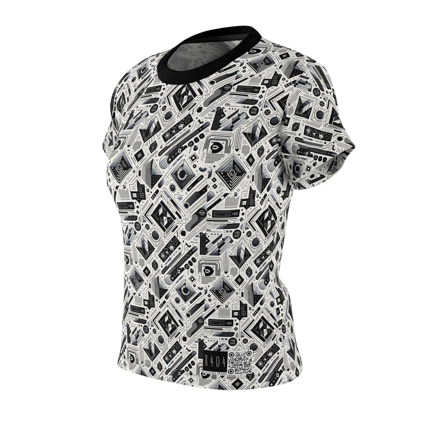 Tech Minimalism Minimalist Tech Women's Cut & Sew Tee - 8404 Design-72