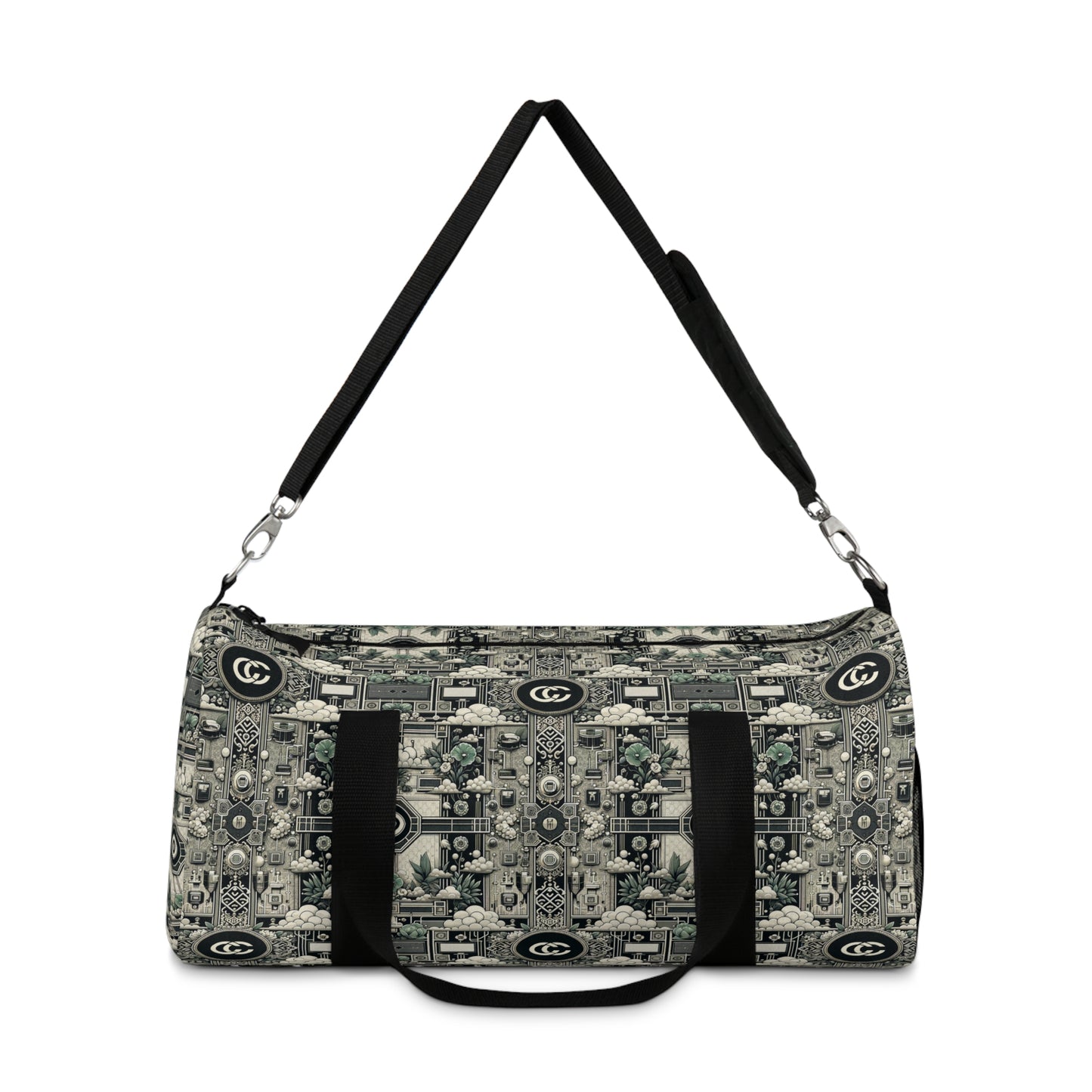 Cyber Garden Party Tech Garden Extravaganza Duffel Bag - 8404 Design-54