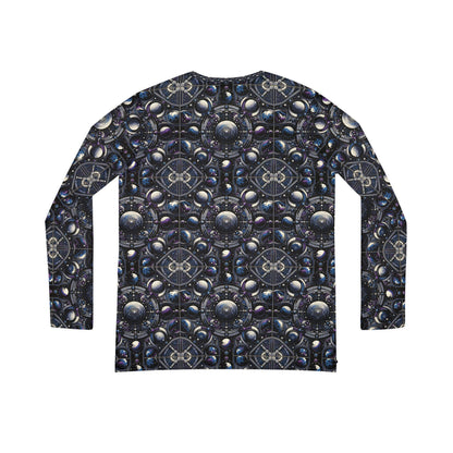 Tech Astronaut Tech-Forward Streetwear Meets Space Exploration Women's Long Sleeve V-Neck Shirt - 8404 Design-46