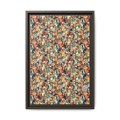 Digital Artistic Expression Artistic Streetwear Matte Canvas, Framed (multi-Color) - 8404 Design-46 B