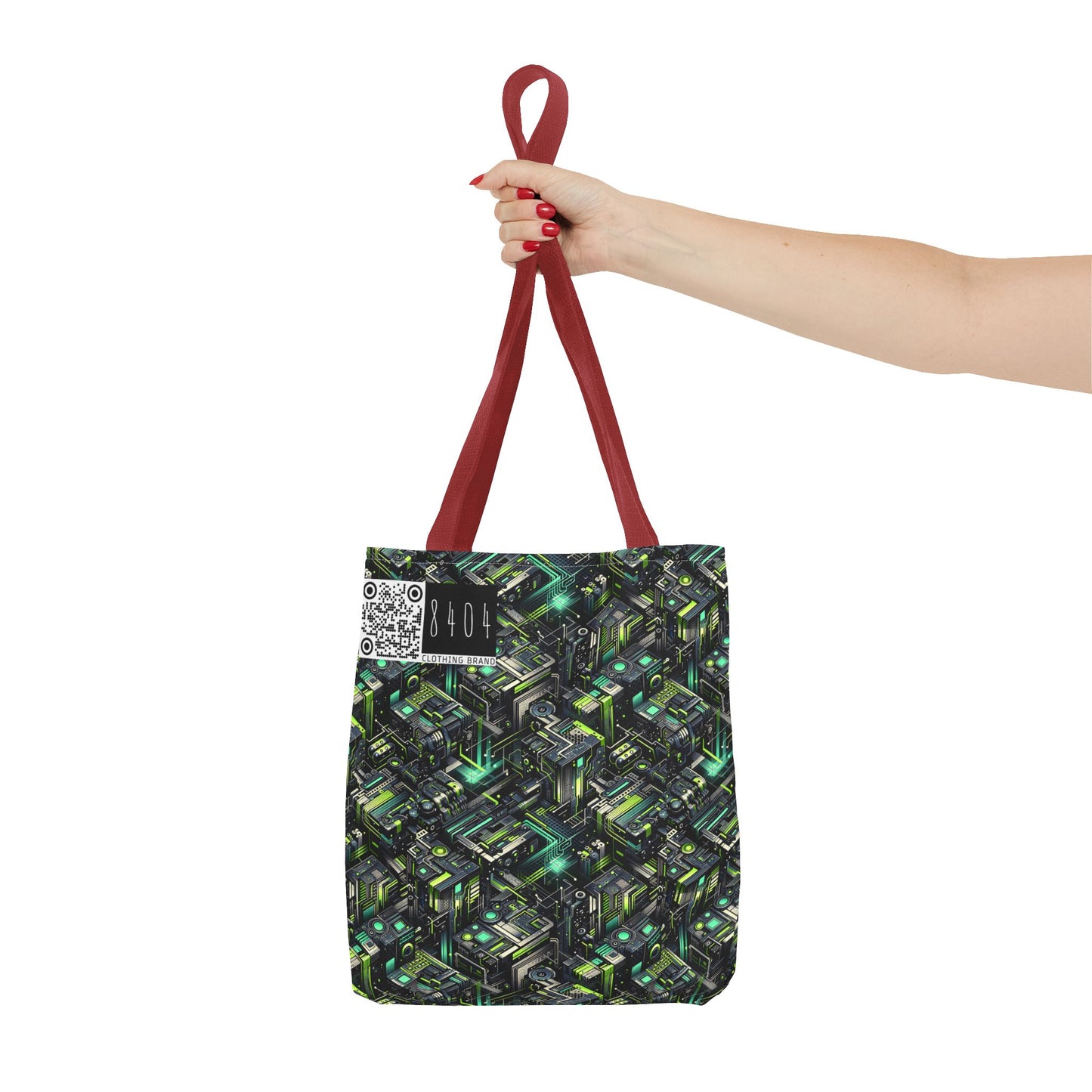Tech-Infused Graphics Tech-Forward Streetwear Tote Bag - 8404 Design-47