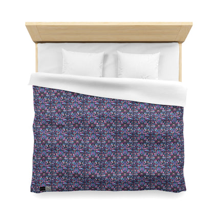 Digital Rebellion Youthful Streetwear with a Rebellious Digital Twist Microfiber Duvet Cover - 8404 Design-65
