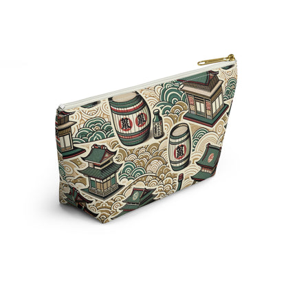 Cultural Artisanal Fusion Contemporary Cultural Elegance Accessory Pouch W T-Bottom - 8404 Design-68