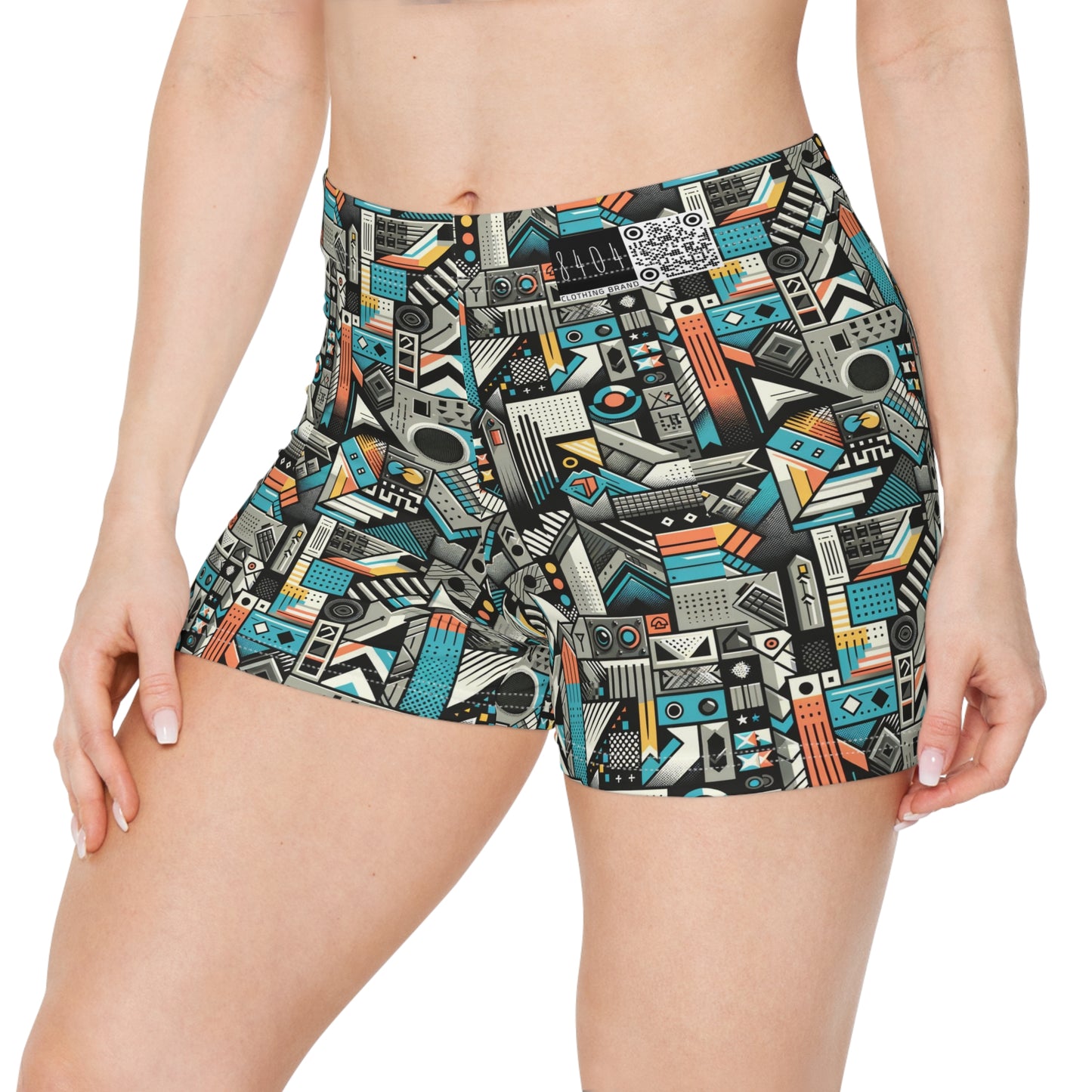 Digital Street Art Urban Street Style Women's Shorts - 8404 Design-81