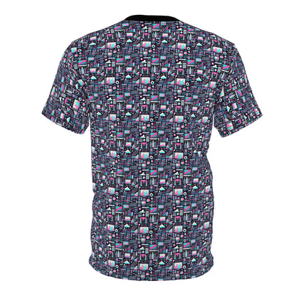 Digital Rebellion Youthful Streetwear with a Rebellious Digital Twist Unisex Cut & Sew Tee - 8404 Design-71