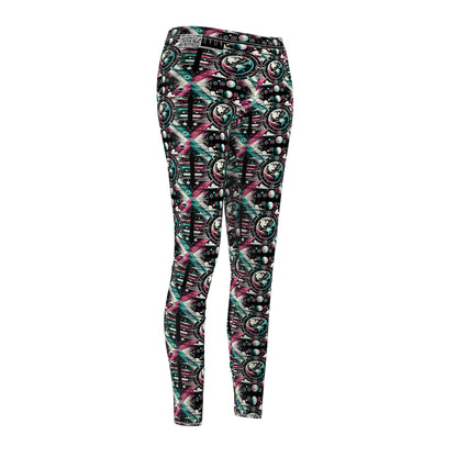 Digital Artistry Digital-native Streetwear Women's Cut & Sew Casual Leggings - 8404 Design-62
