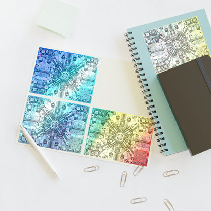 Digital Renaissance Tech-Forward Maximalism Sticker Sheets - 8404 Design-44