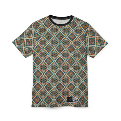 Cultural Fusion Tech Blend of Cultural Heritage With Tech-Inspired Elements Unisex Cut & Sew Tee - 8404 Design-64