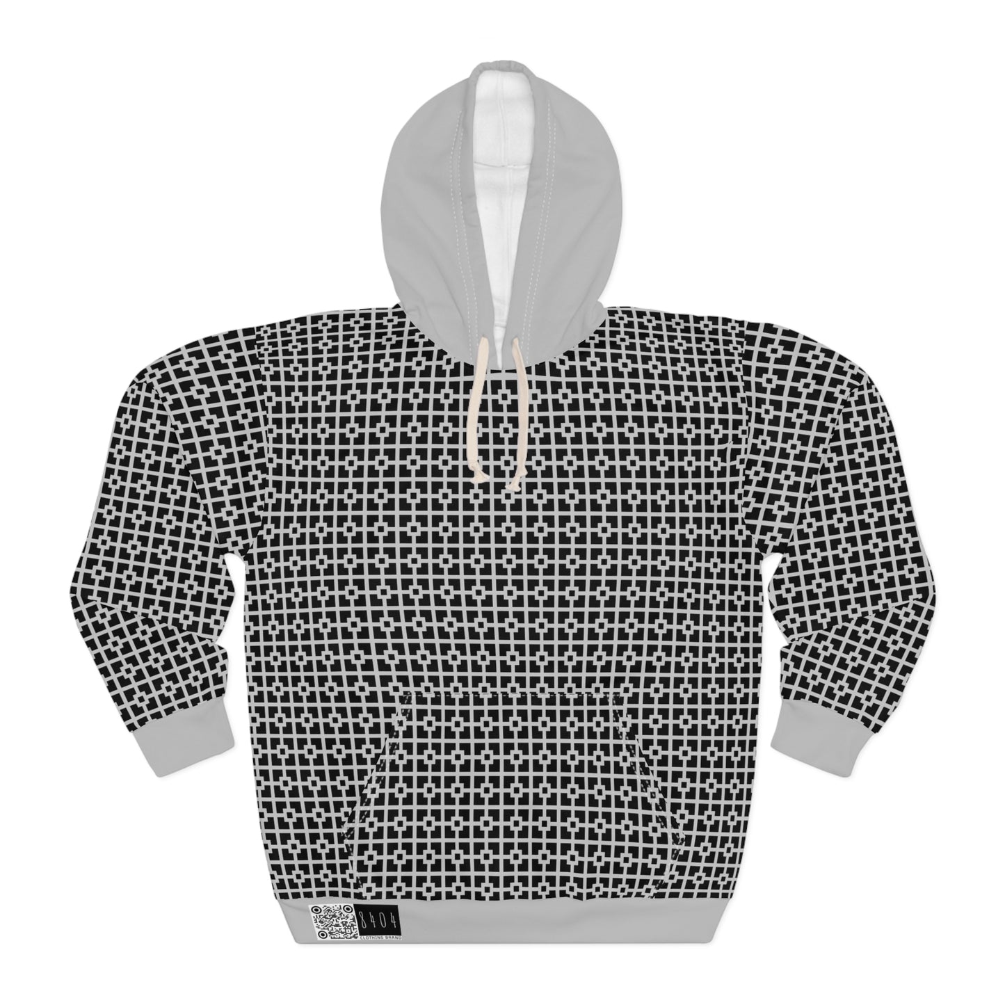 8404 Unisex Adult's "Classy" in Silver Fashion Pullover Hoodie