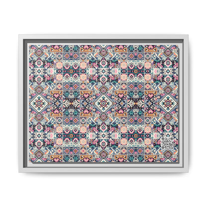 Matte Canvas, Framed (multi-Color) - 8404 Design-01