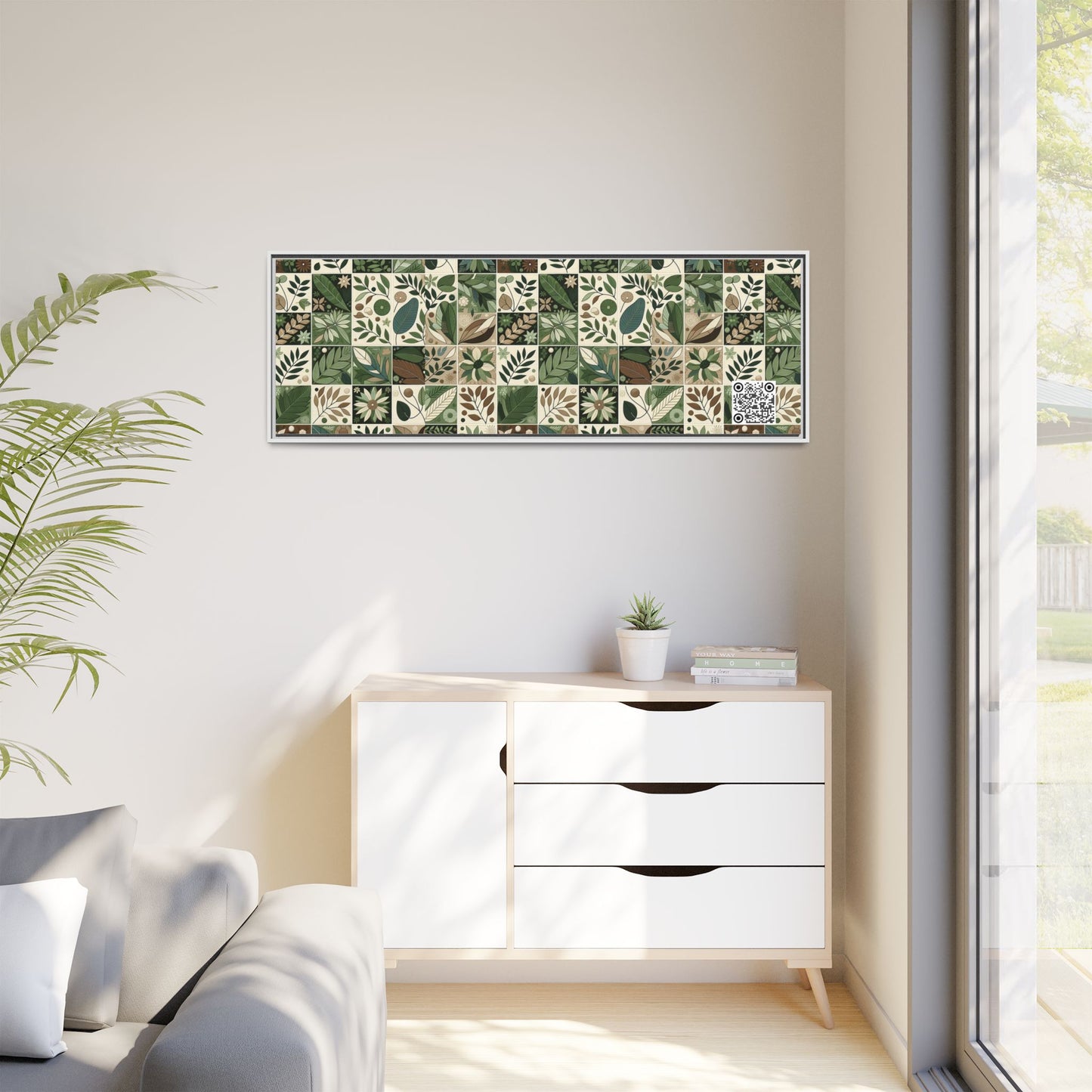 Streetwear Sustainability Environmentally Conscious Streetwear with a Natural Aesthetic Matte Canvas, Framed (multi-color) - 8404 Design-57 B