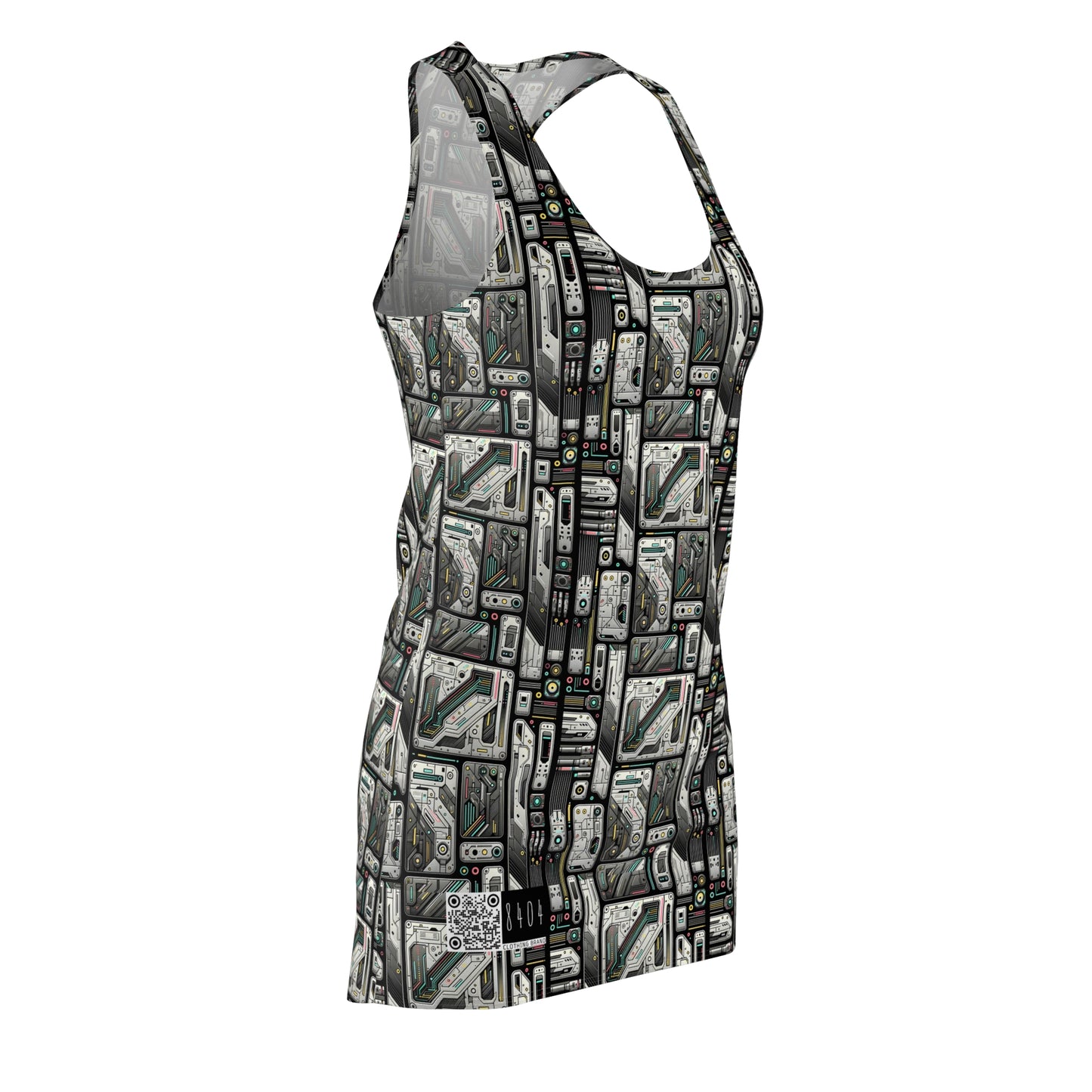 Tech Utility Gear Tech-Forward Minimalism Women's Cut & Sew Racerback Dress - 8404 Design-45