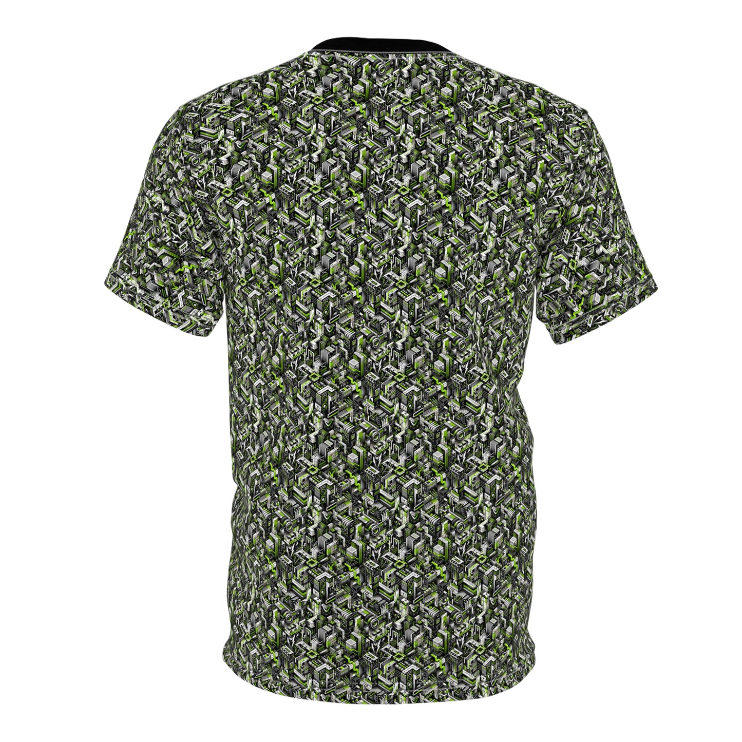 Graffiti Tech Fusion Bold Streetwear Fusion Unisex Cut & Sew Tee - 8404 Design-53