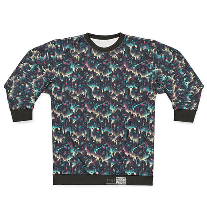 Digital Rebellion Tech-Inspired Streetwear Sweatshirt - 8404 Design-51