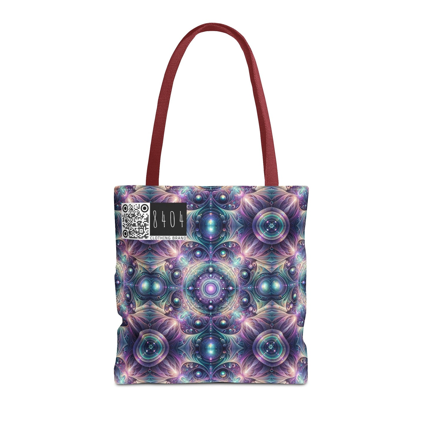 Iridescent Tech Fusion Tech-Forward Streetwear Tote Bag - 8404 Design-61