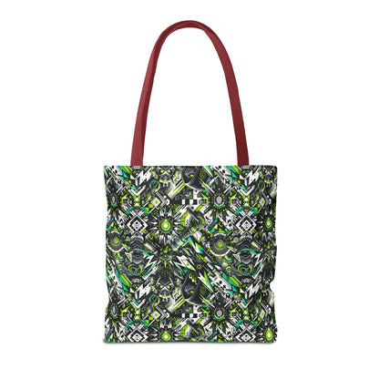 Graffiti Tech Fusion Bold Streetwear Fusion Tote Bag - 8404 Design-50