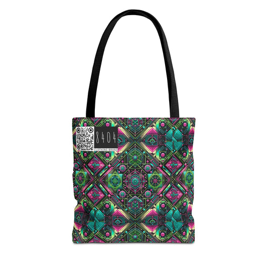Tech-Infused Graphics Tech-Forward Streetwear Tote Bag - 8404 Design-45