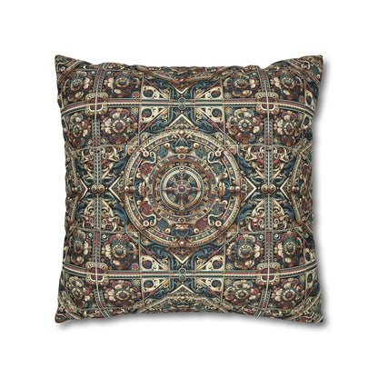 Urban Renaissance Historical Fusion With Street Edge Faux Suede Square Pillowcase - 8404 Design-57