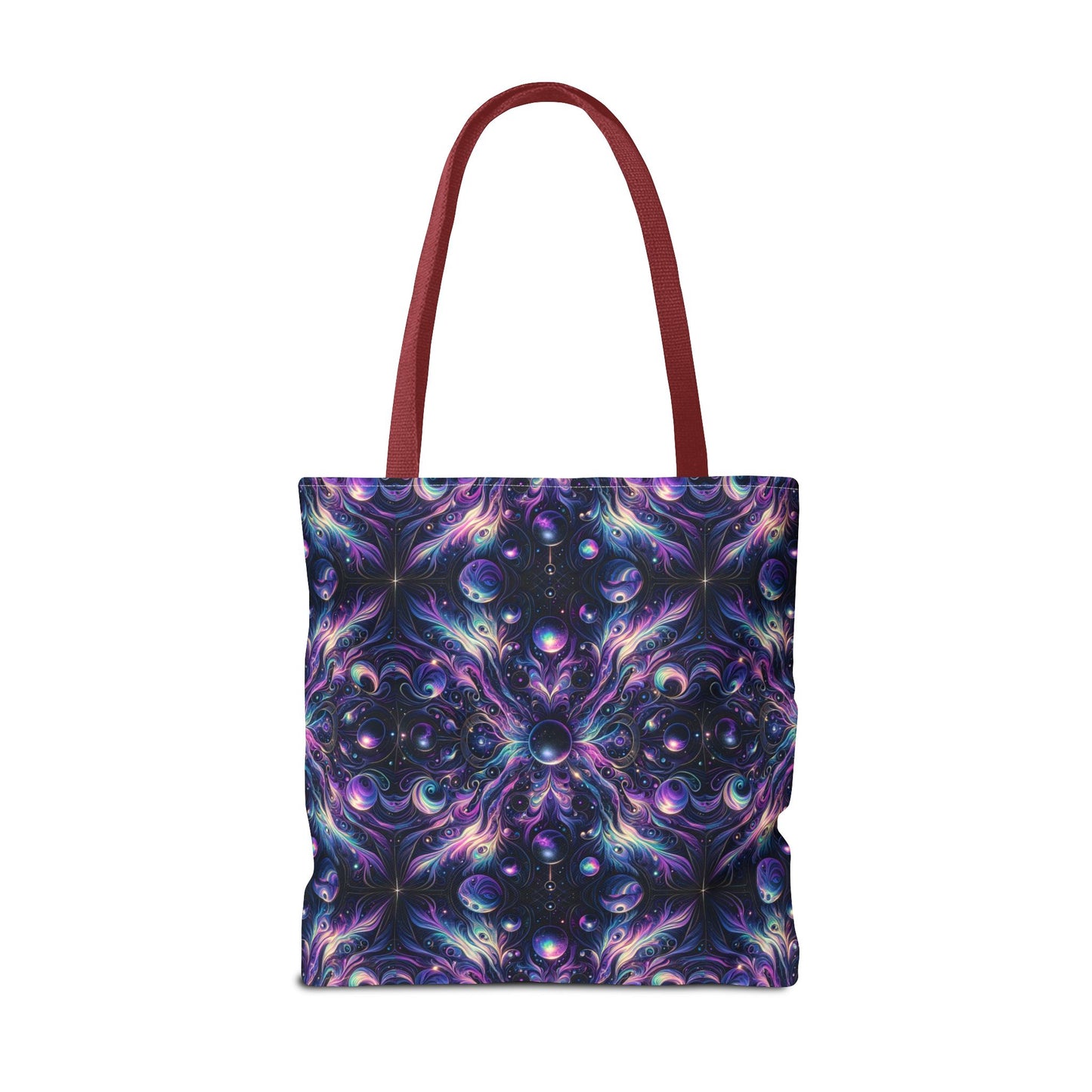 Galactic Hues Tech-Forward Cosmic Fusion Tote Bag - 8404 Design-41