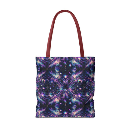 Galactic Hues Tech-Forward Cosmic Fusion Tote Bag - 8404 Design-41